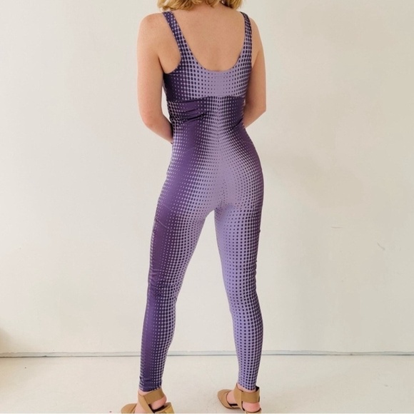 BRAND NEW Yitty Fabletics Headliner Shaping Catsuit Purple Galaxy - Picture 2 of 12